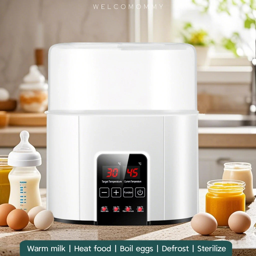 2-Bottle Multifuntion Baby Feeding Bottle Warmer Milk Warmer Fast Heater Sterilizer Accurate Temperature Control Mother-kids
