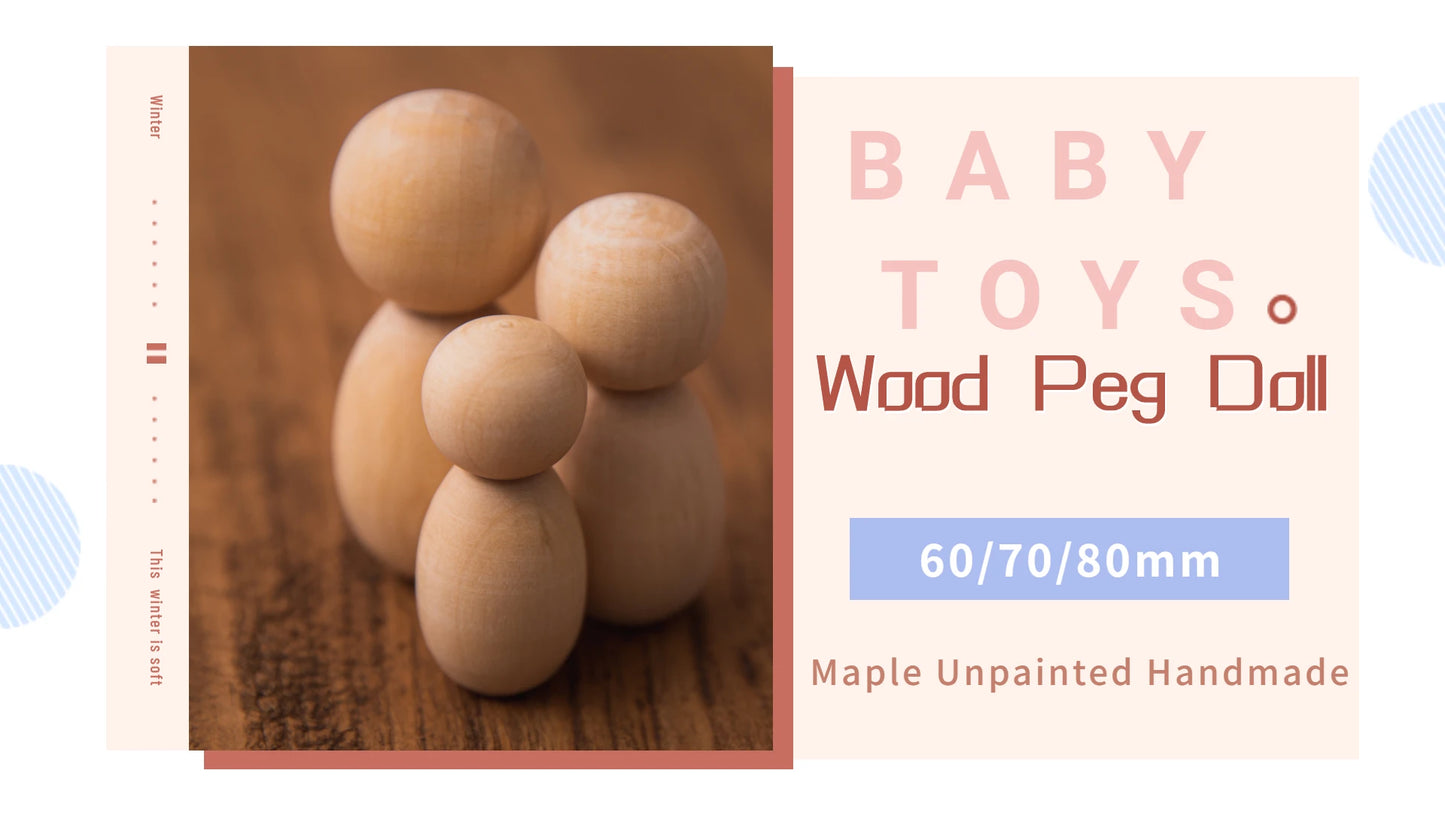 1Pc Baby Teether Wooden Crochet Rattle Toy BPA Free Wood Rodent Rabbit Rattle Baby Mobile Play Gym Newborn Educational Toy Gifts